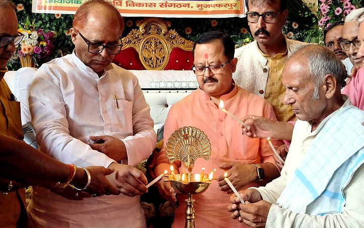 Lamp lighting ceremony at the event