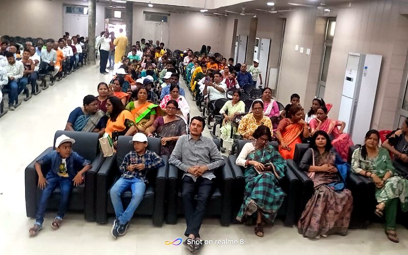 Audience seated in a hall